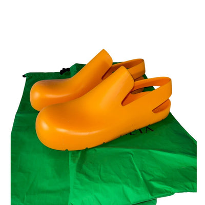 Bottega Veneta Vibrant Orange Puddle Mules Size 38 EU / 8 US