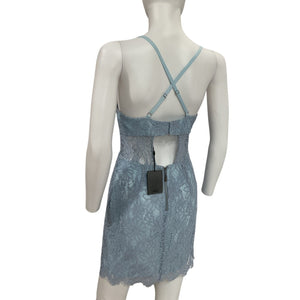 Nbd Lace Ice Blue Lilia Dress Size S NWT