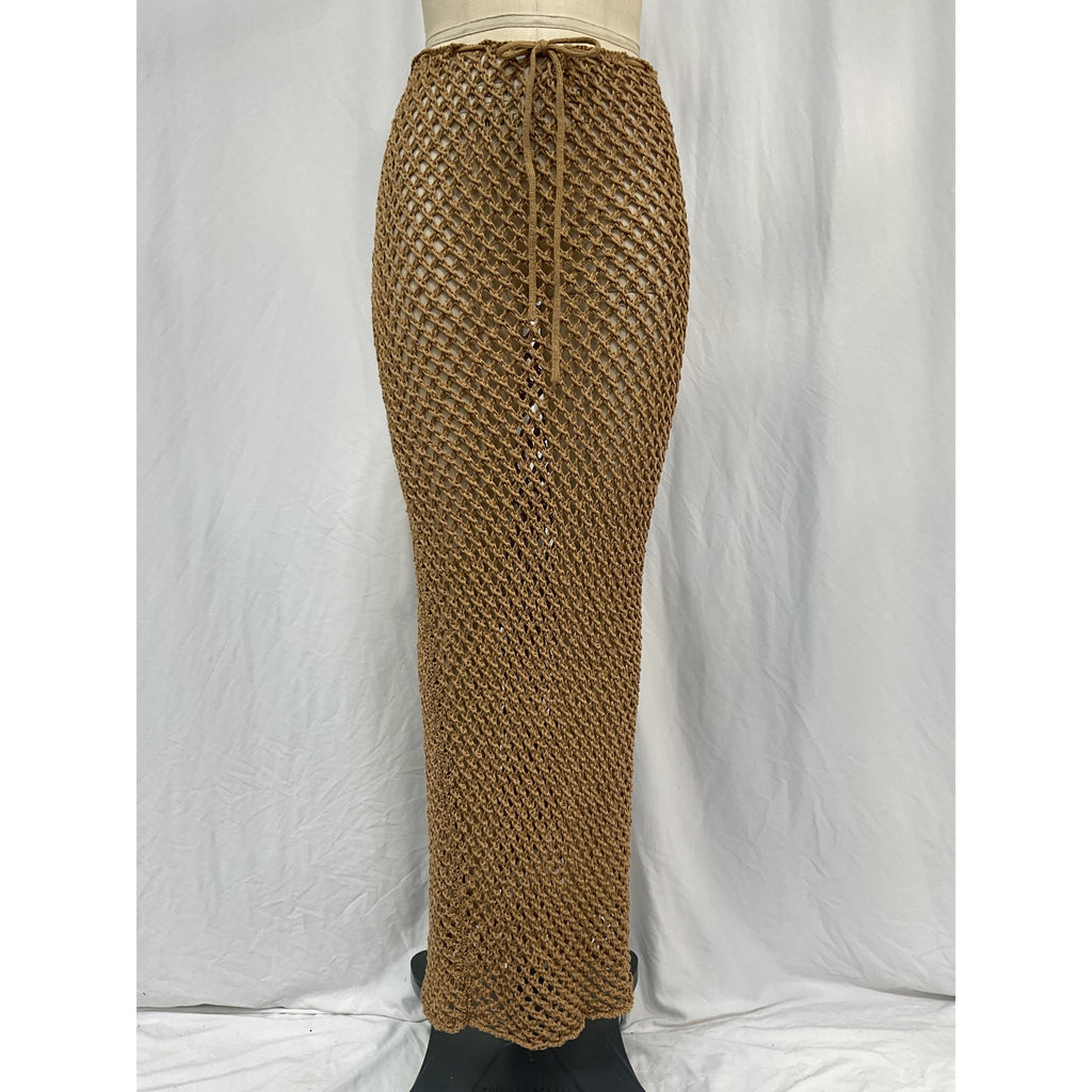 Bananhot 'Magen' Beige Cotton Knitted Skirt Size XS / S