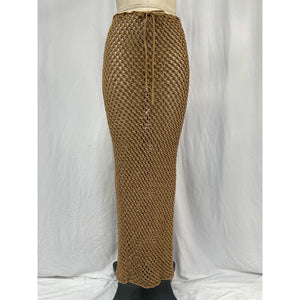 Bananhot 'Magen' Beige Cotton Knitted Skirt Size XS / S