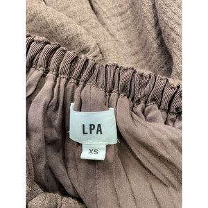 Lpa 'Adalia' Brown Cotton Dress Size XS