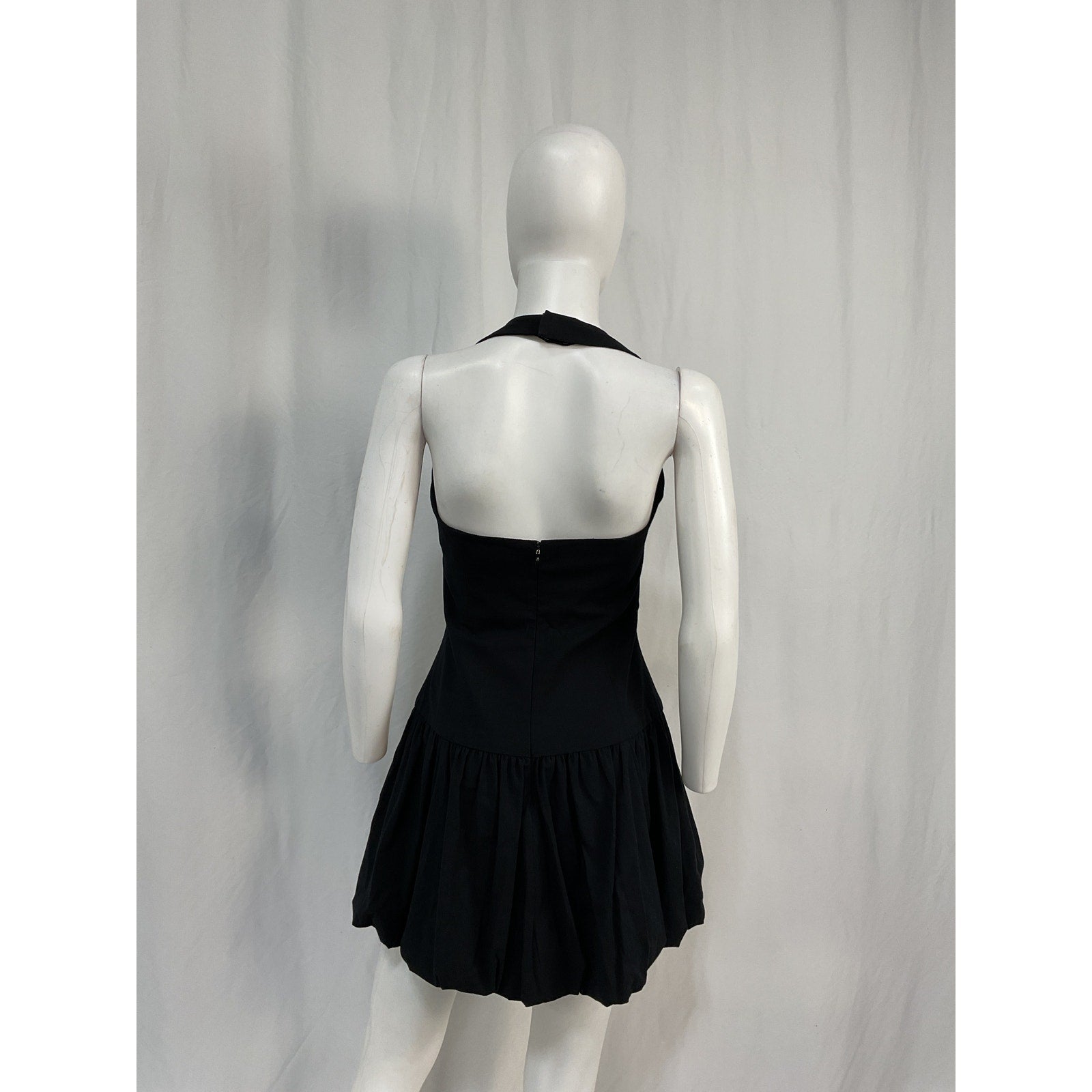 Reformation 'Babette' Black Cotton Dress Size 2