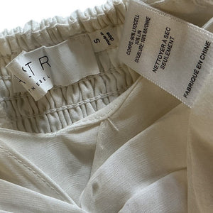 Astr The Label Romantic White Serilda Midi Dress Size S