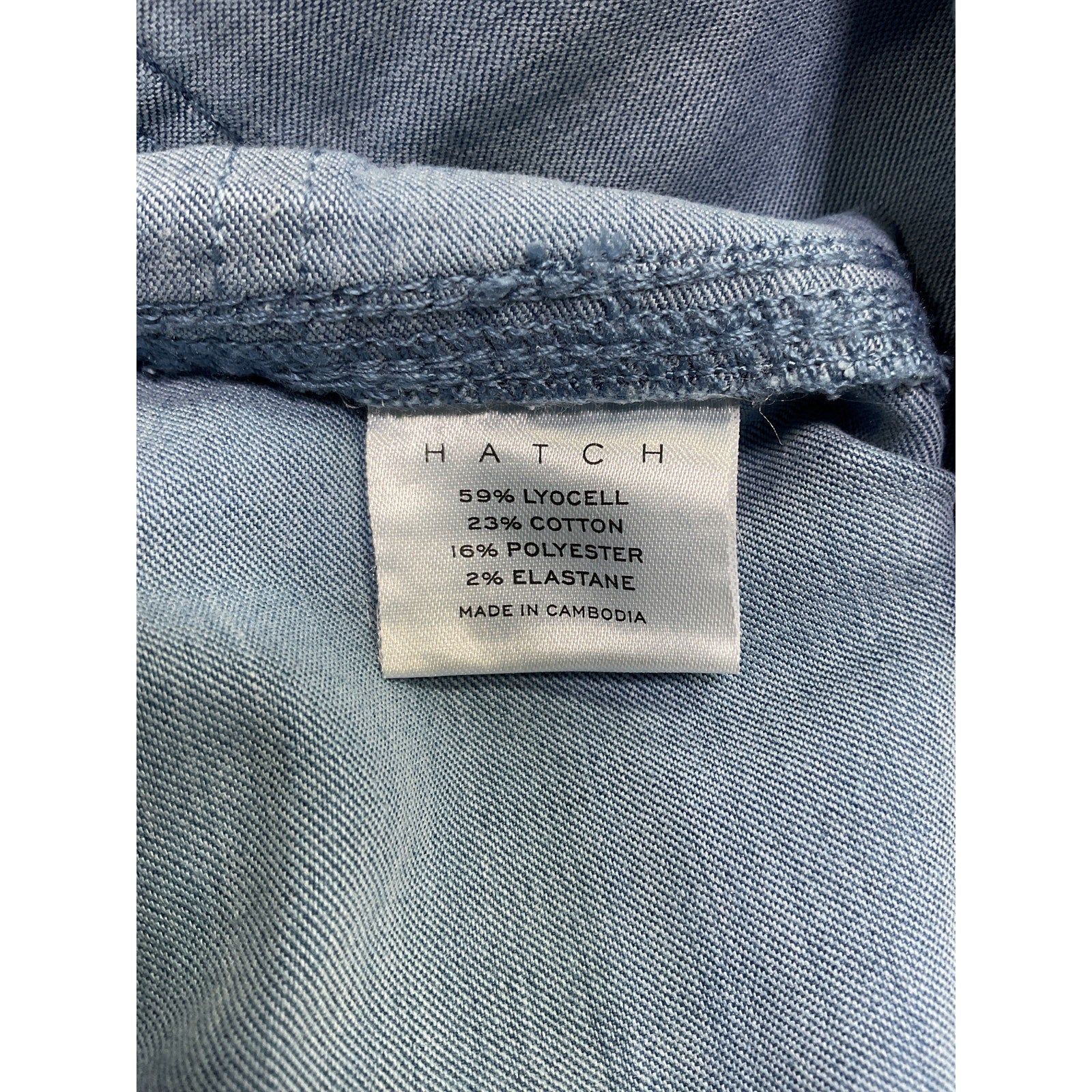 Hatch 'The Easy' Blue Denim Jogger Size 1