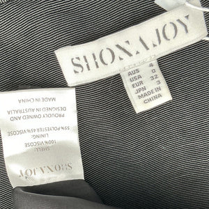 Shona Joy Tailored Black Vento Blazer Dress Size 0
