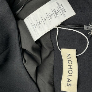 Nicholas Sleek Black Ayada Skirt Size 2