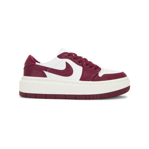Jordan Premium Burgundy Air Jordan 1 Low Elevate Sneakers Size Womens 8
