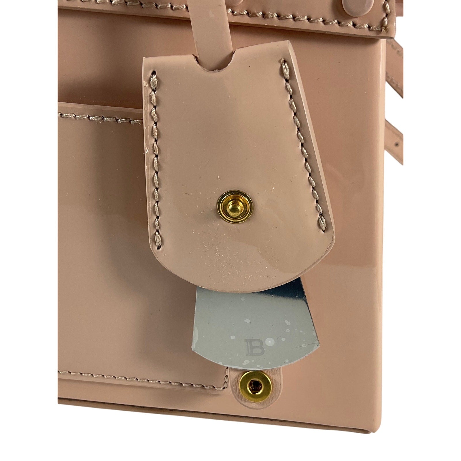 Balmain B-Buzz 'Dynasty' Pink Leather Handbag