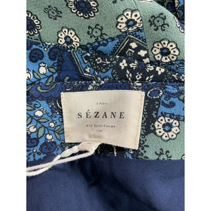Sézane 'Aida' Blue Skirt Size 14 - NWT