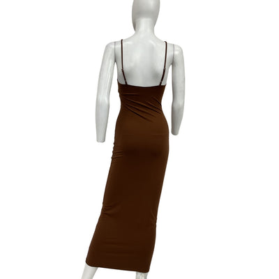 Reformation Sleek Brown Lainey Dress Size XS