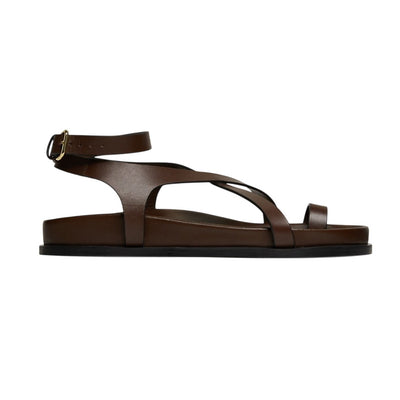 A Emery Strappy Brown Jalen Sandals Size 10