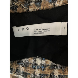 Iro 'Vella' Brown Wool-Blend Jacket Size 36