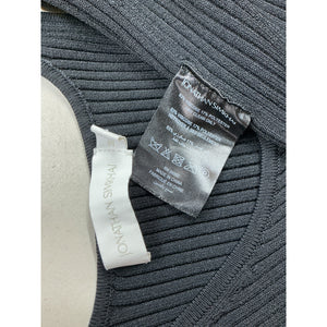 Simkhai 'Colleen' Black Viscose Waist Cut-Out Midi Dress Size M