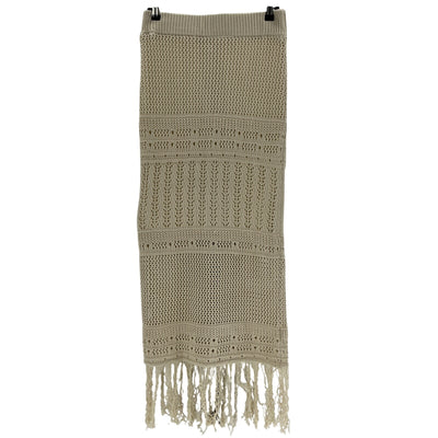 Line & Dot Bohemian Beige Calypso Maxi Skirt Size S
