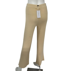 Lovers And Friends Ribbed Ivory Inca Pants Size S NWT