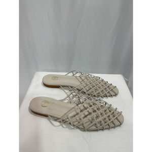 House Of Harlow 1960 'Nina' White Leather Flat Size 10