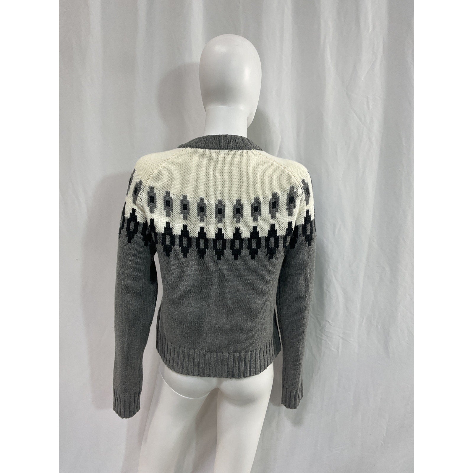 Kule 'The Freya' Gray Crewneck Long Sleeve Cardigan Size XS