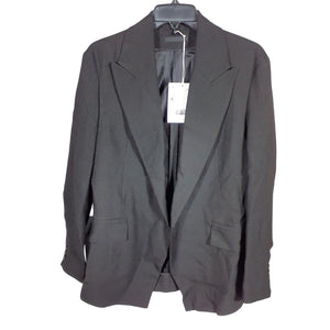 Cos Tailored Black Peak Lapel Blazer Size 2 NWT