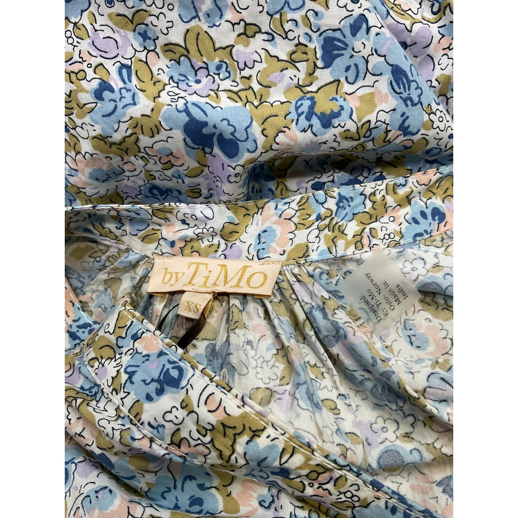 Bytimo 'Poplin' Blue Cotton Shirt Dress Size XS