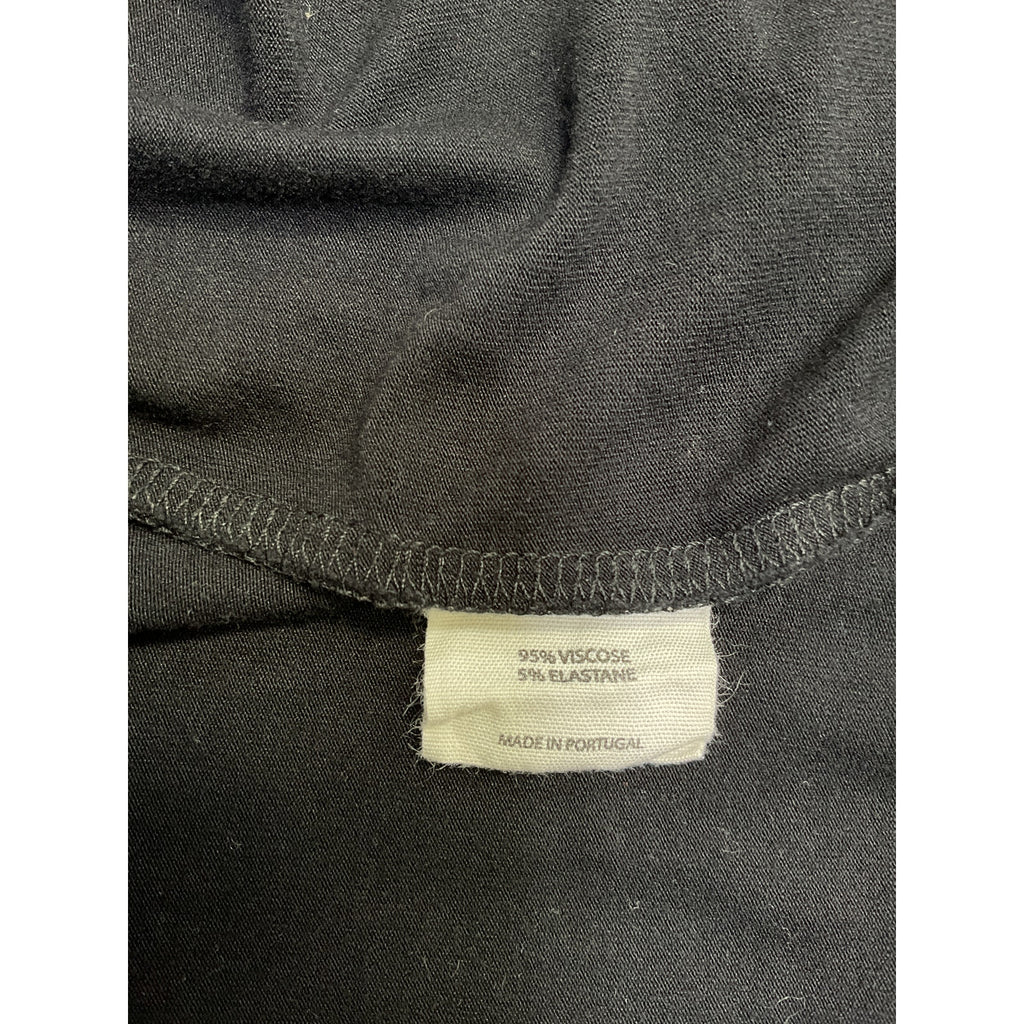 Hatch The Perfect Black Viscose Long Sleeve Tee Size 4