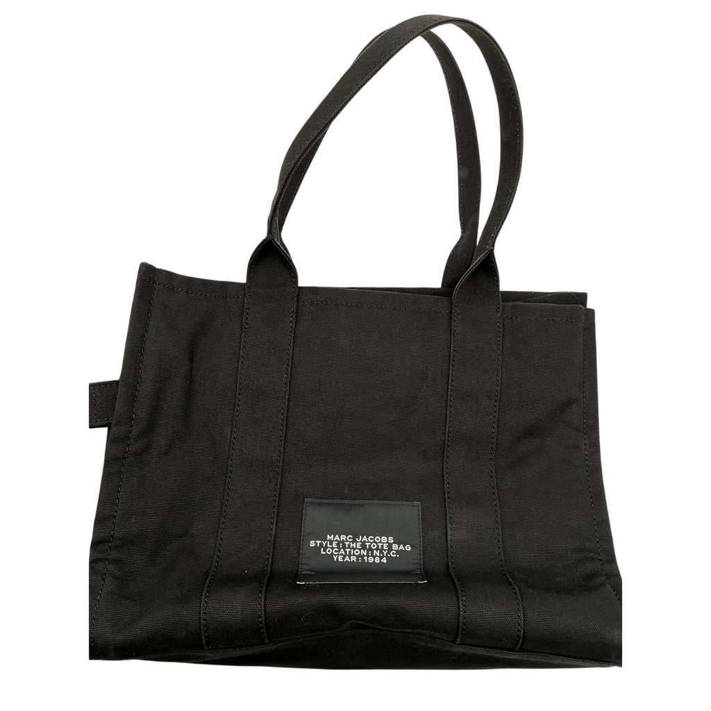 Marc Jacobs 'Traveler' Black Cotton Tote