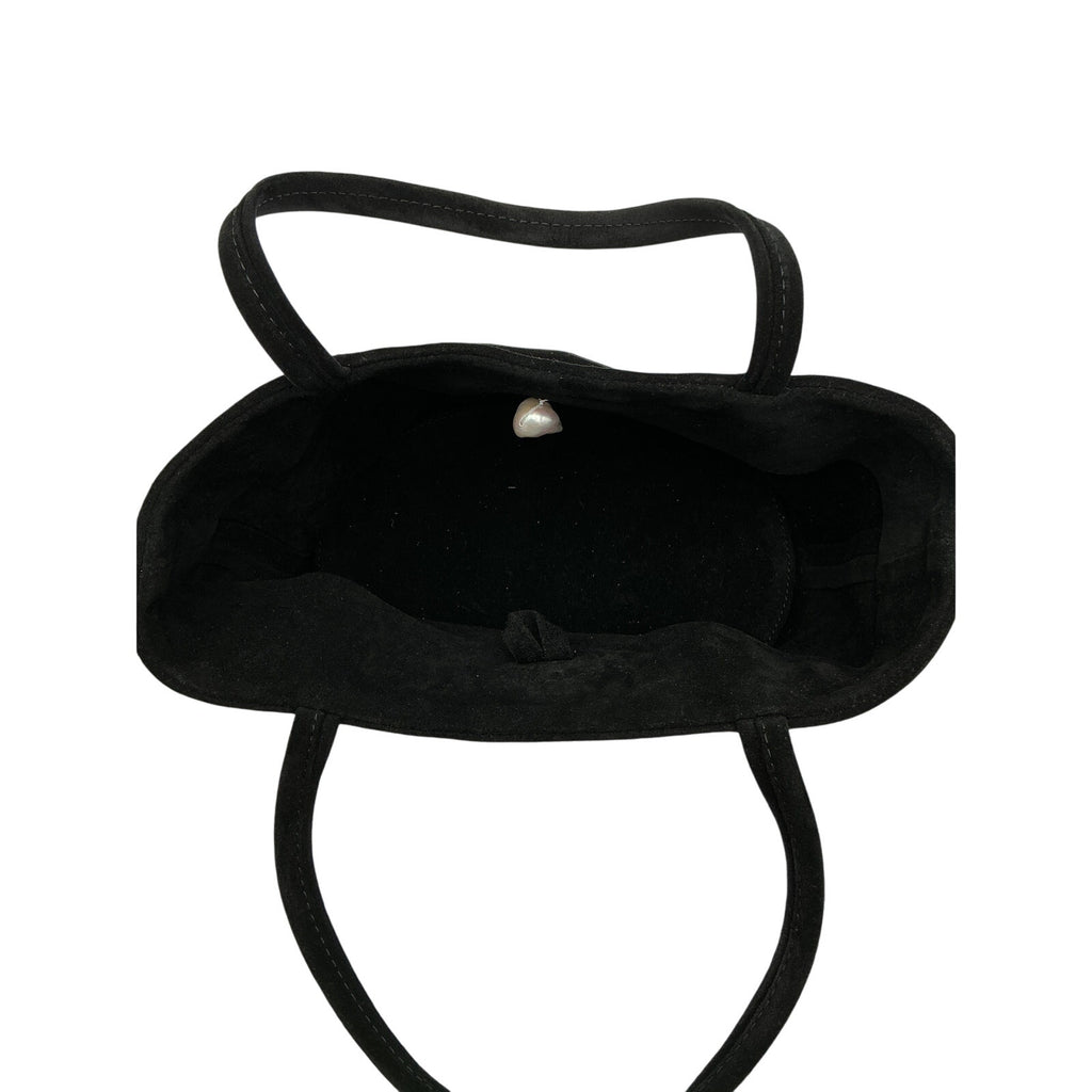 Donni. 'The Lady' Black Suede Bag