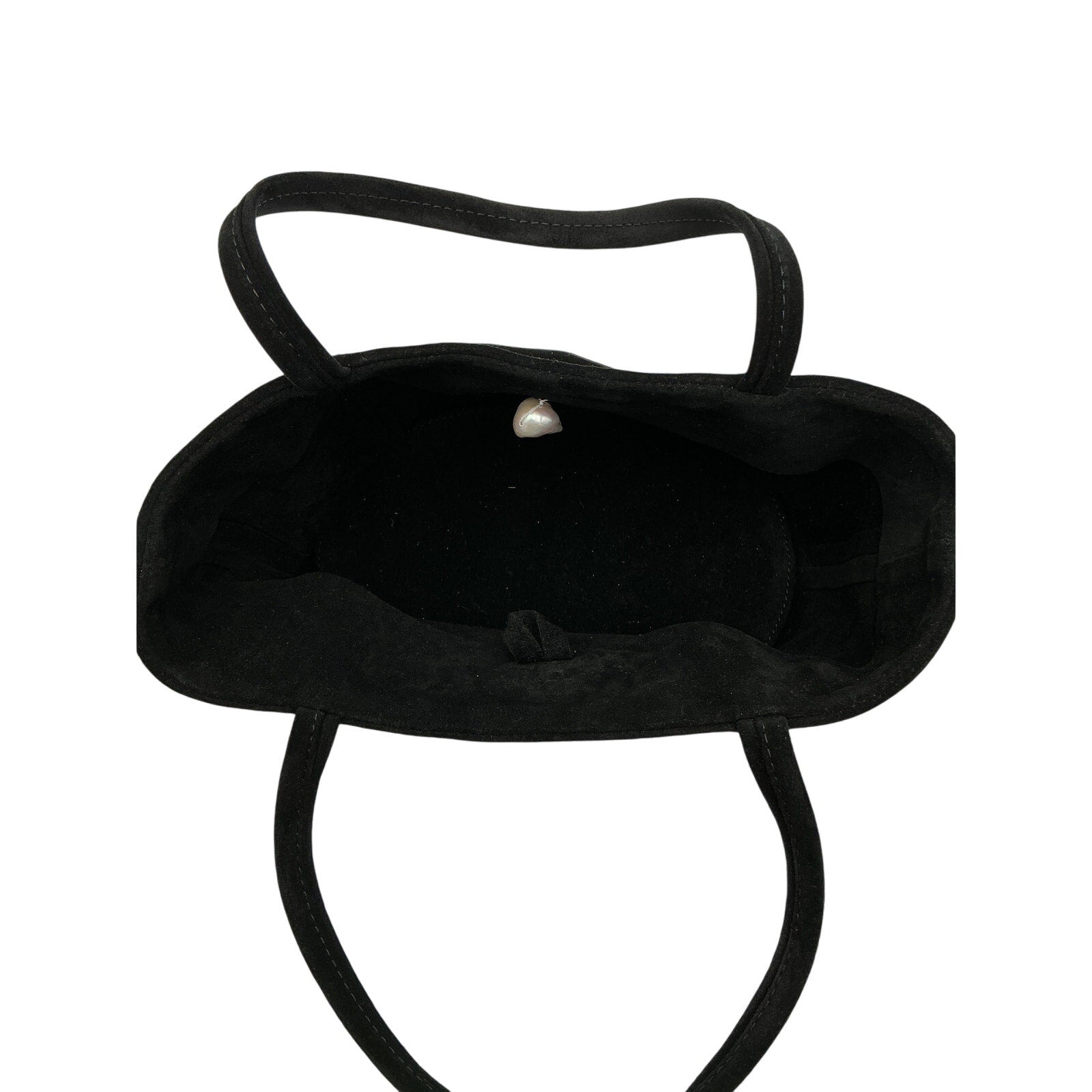 Donni. 'The Lady' Black Suede Bag