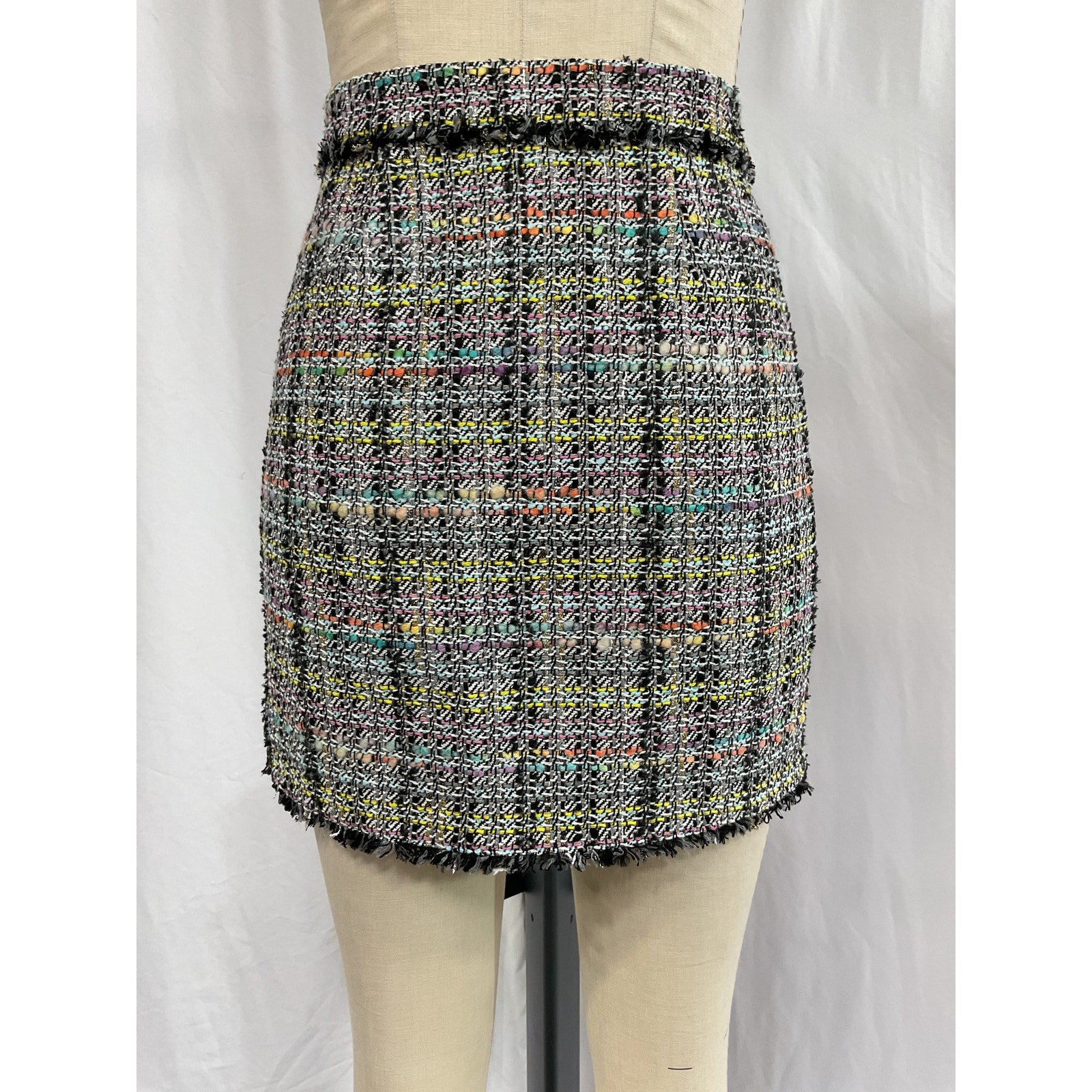 Generation Love 'Sandra' Black Tweed Skirt Size 6
