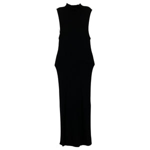 Reformation Cashmere Black Ida Sweater Dress Size L