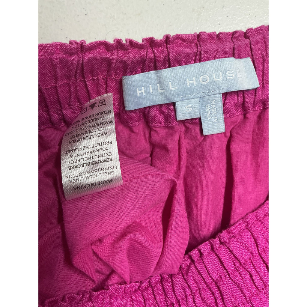 Hill House Home 'The Paz' Pink Linen Skirt Size S
