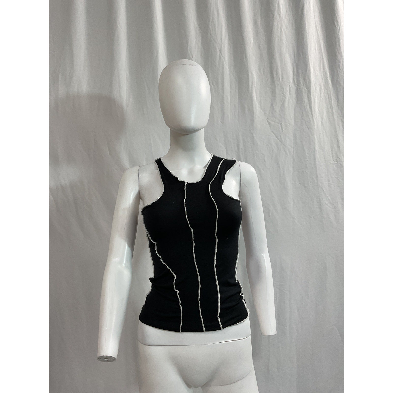 The Line By K 'Yamilet Merrow' Black Tank Size XS