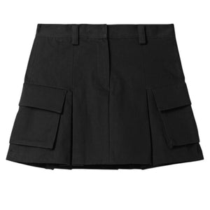 The Frankie Shop Pleated Black Audrey Mini Skirt Size XS