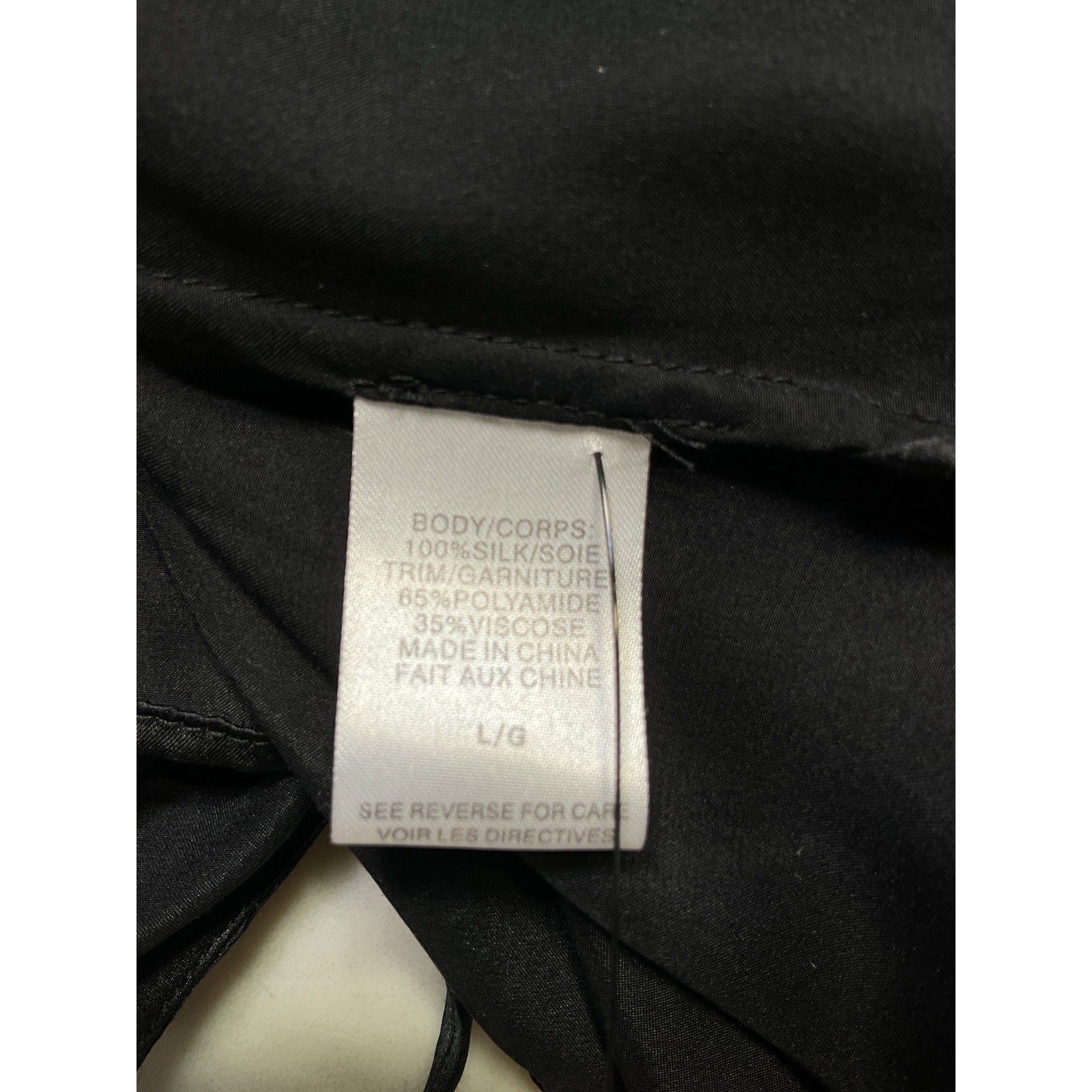 Cami Nyc 'The Daisy' Black Cami Size S