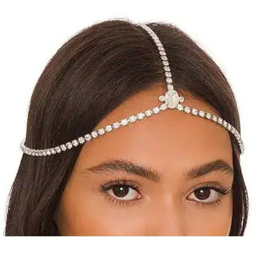 Jennifer Behr Sparkling Silver Alice Diadem Headband