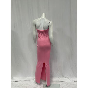 Michael Costello x Revolve 'Briggs' Pink Viscose Gown Size XS