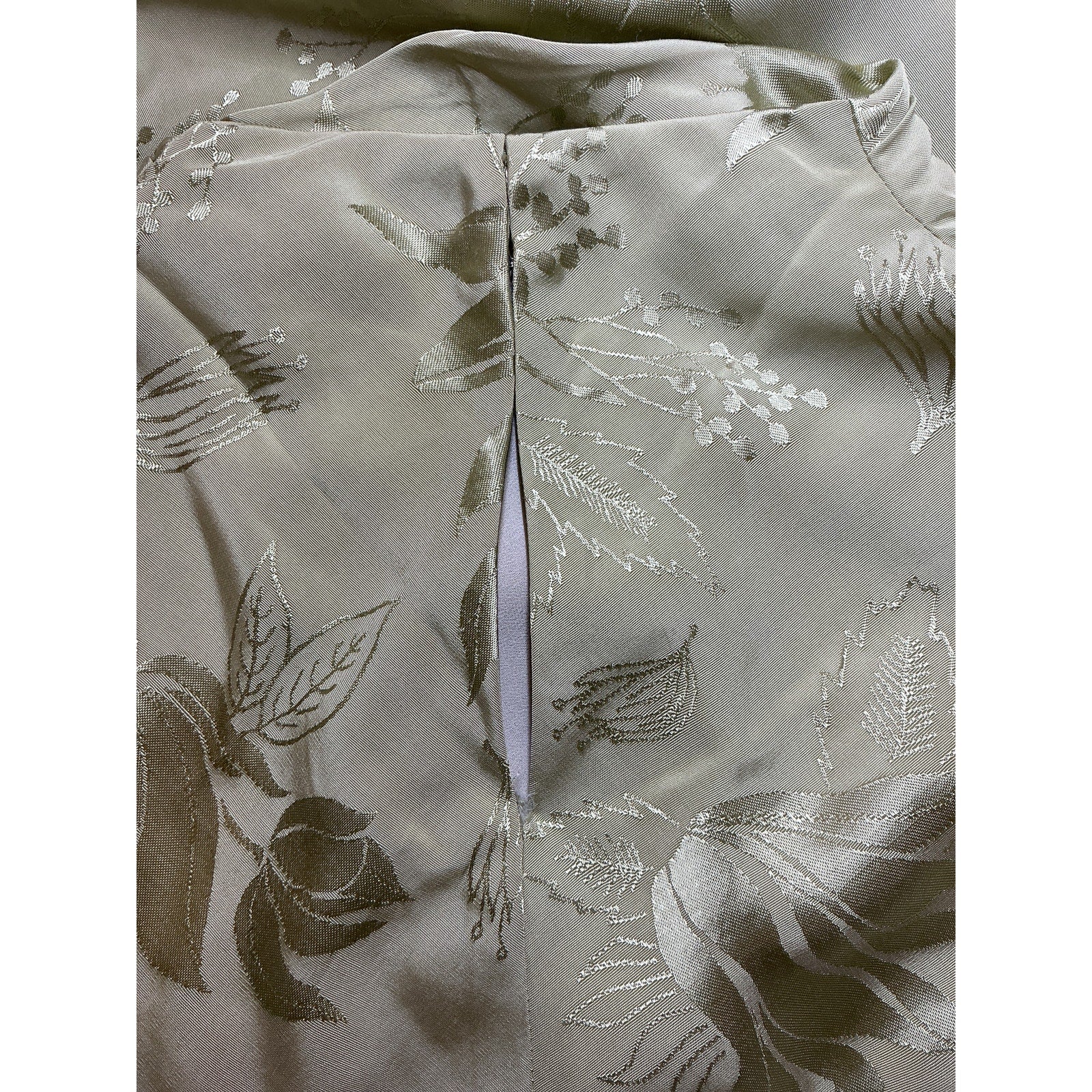 L'Academie 'Avalon' Green Viscose Maxi Dress Size XS