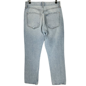 Agolde Distressed Blue Riley Denim Jeans Size 27