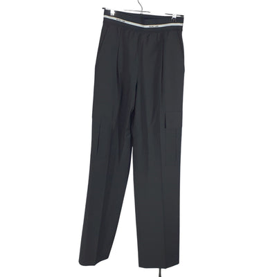 Helmut Lang Sleek Black Cargo Pull On Pants Size 2