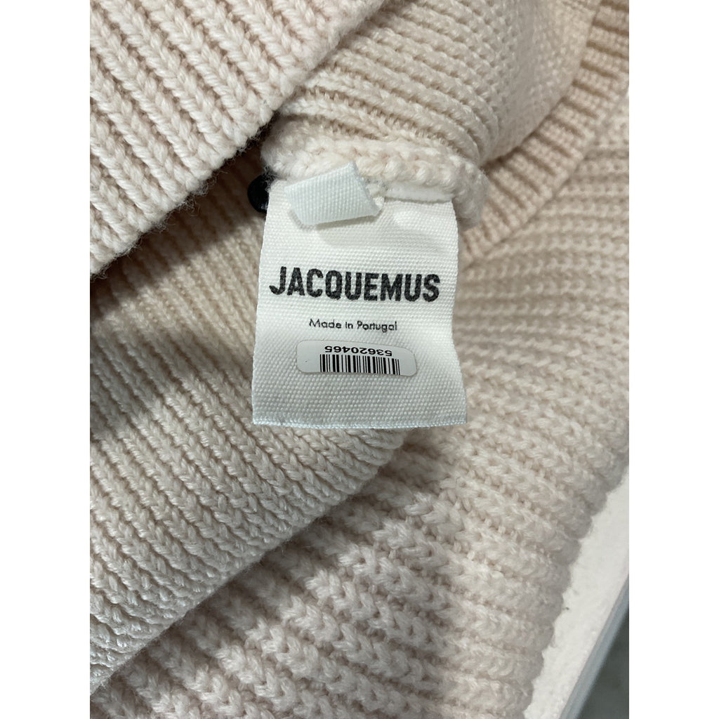 Jacquemus 'La Maille' Cream Wool Risoul Jumper Size 36