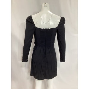 Reformation 'Rosalie' Black Dress Size 10