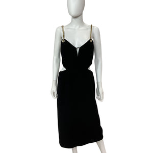 Rebecca Vallance Chic Black Dulce Amore Dress Size 10