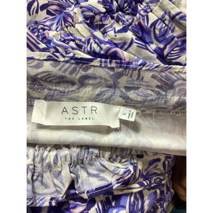 Astr The Label Floral Blue And White Multi Viona Dress Size L