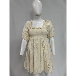 Cleobella 'Lucca' White Mini Dress Size S