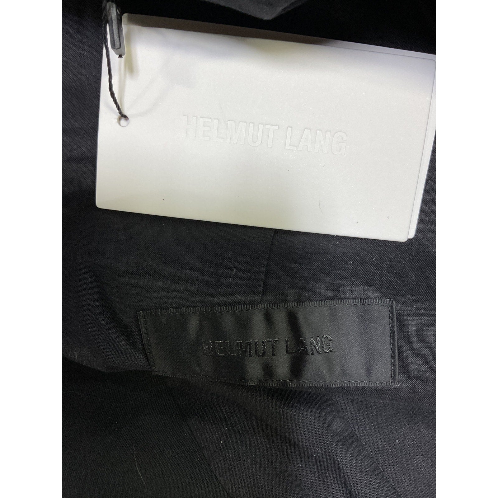 Helmut Lang 'Contrast' Black Blazer Size 2 - NWT