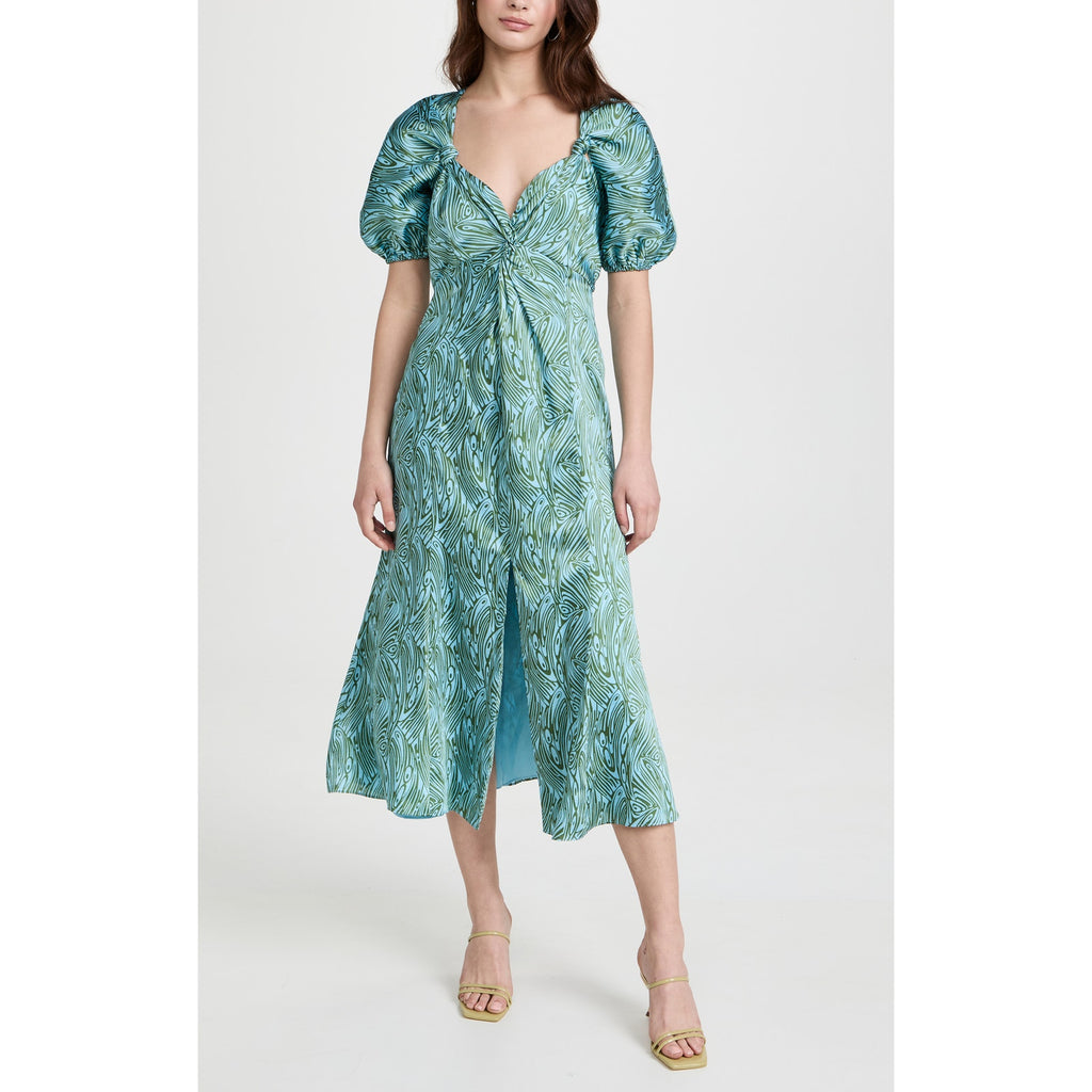 Cinq A Sept 'Marice' Blue Polyester Dress Size 8