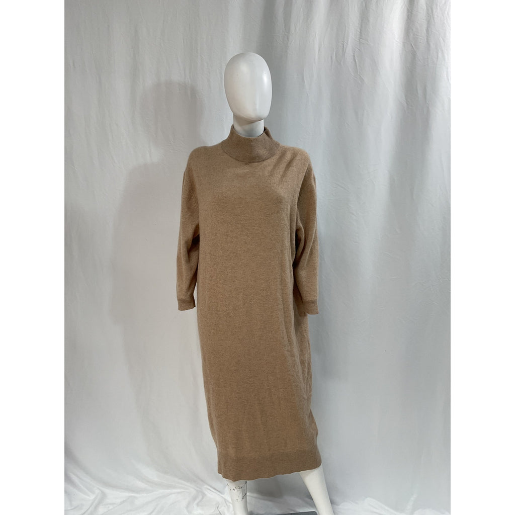 Hatch 'The Manon' Tan Cashmere Maternity Dress Size 0