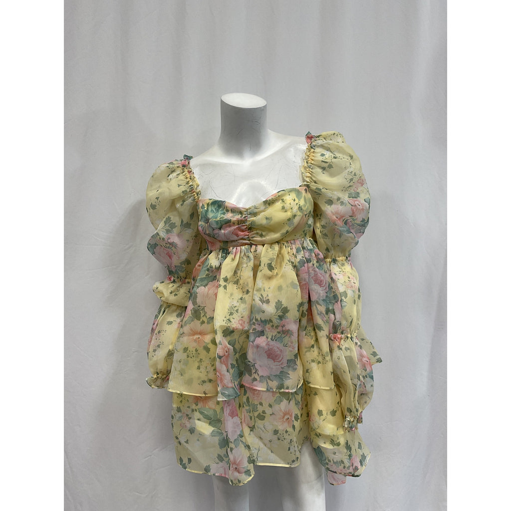 Selkie 'The Moonlight' Yellow Dress Size XS - NWT