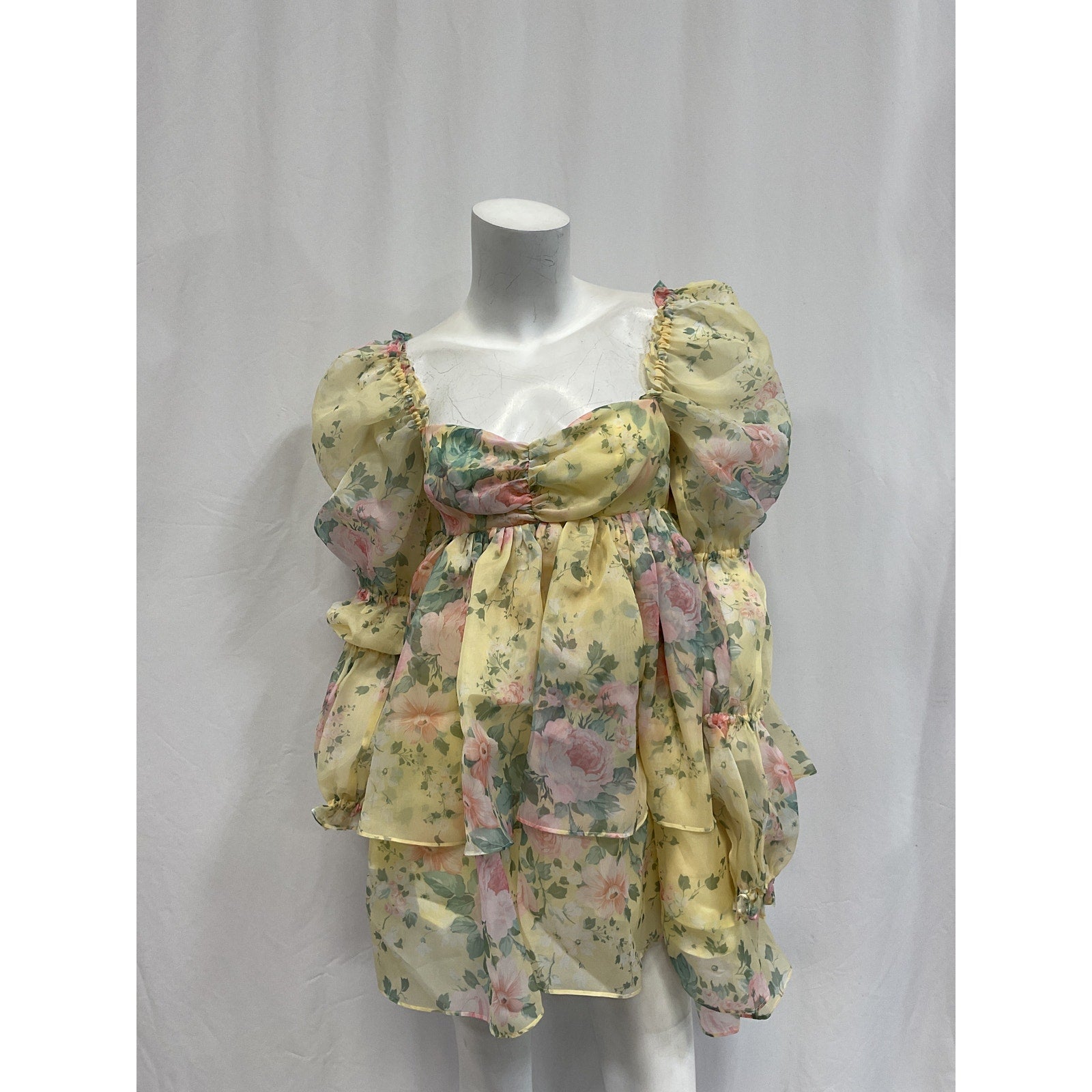 Selkie 'The Moonlight' Yellow Dress Size XS - NWT