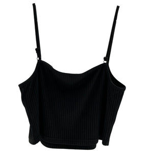 Alexanderwang.t Ribbed Black Camisole Top Size S