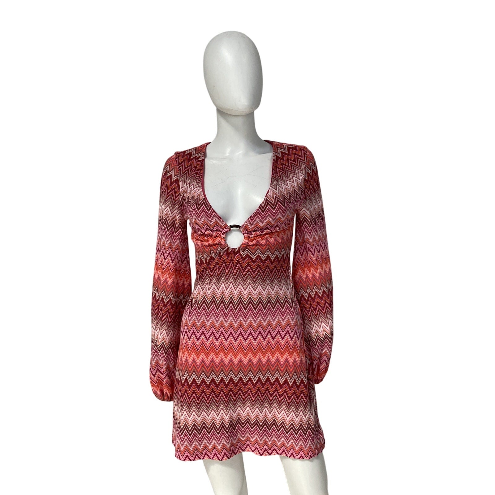 House Of Harlow 1960 X Revolve 'Rosa' Pink Cotton Mini Dress Size S